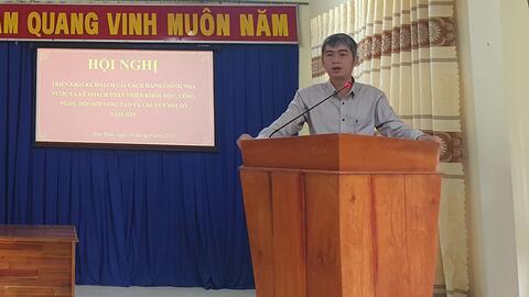 TRIỂN KHAI KẾ HOẠCH CẢI CÁCH HÀNH CHÍNH VÀ KẾ HOẠCH PHÁT TRIỂN KHOA HỌC, CÔNG NGHỆ, ĐỔI MỚI SÁNG TẠO, CHUYỂN ĐỔI SỐ NĂM 2025