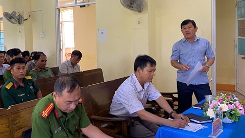 ĐỨC BÌNH KIỆN TOÀN LỰC LƯỢNG XUNG KÍCH PHÒNG, CHỐNG THIÊN TAI